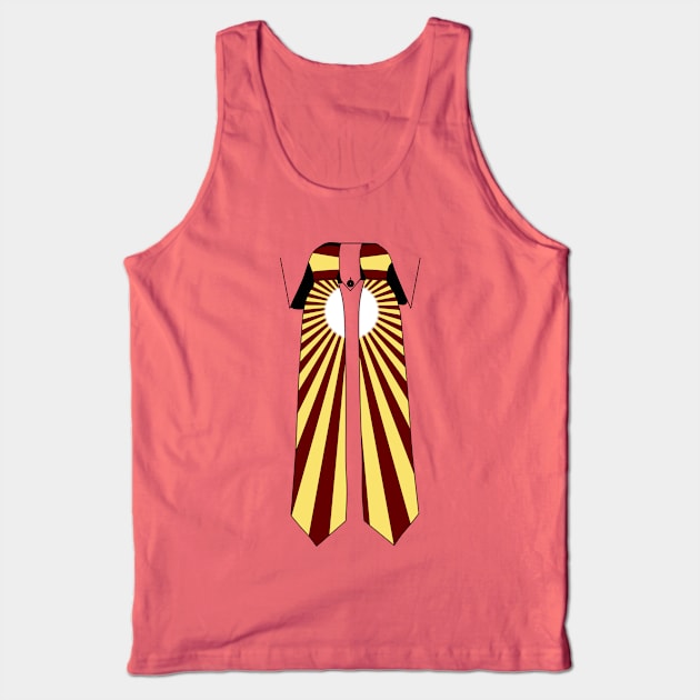 Back to the Two Ties Tank Top by AngryMongoAff